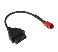 YINETTECH 6 punti a OBDII 16 aghi adattatori di ricambio compatibili con Yamaha 6Pin OBD2 cavo diagnostico accessori 31 cm
