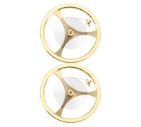 YINETTECH Bilanciere Per Orologio Con Molla A Spirale 2 Pezzi Compatibile Con Orient Movimento 46941 46943 Oro