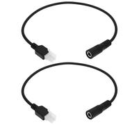 YINETTECH Cavo Adattatore Di Alimentazione Da 2 Pezzi 5,5x2,5Mm A 5557-2x1P 12V 3A Compatibile Con FORTIGATE FORTINET Firewall FSP036-RBBN2 FSP036-RAB