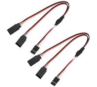 YINETTECH Cavo di prolunga servo a doppia spina a 3 pin per carrello di atterraggio RC compatibile con cavo splitter servo E-Flite EFLRYH9