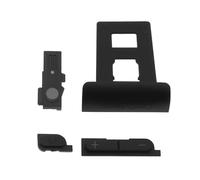 YINETTECH Copertura per Slot per Scheda Pulsante Volume Accensione Console di Gioco Compatibile con Nintendo Switch OLED Nero