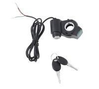 YINETTECH Interruttore di alimentazione per scooter elettrico con chiavi Oltmeter 12 V/24 V/36 V/48 V/60 V/72 V E-bike Start Lock Switch Sostituire parti compatibili con scooter Kugoo PRO