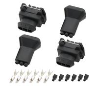 YINETTECH Kit di ricambio per connettore auto a 3 pin con connettore per sensore Hall auto con copertura protettiva in gomma compatibile con VW compatibile con Audi 443906236 052905327
