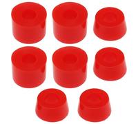 YINETTECH Set di 2 boccole Lunghe per Skateboard, 92 A, ammortizzatori, Adatte per Skateboard a Quattro Ruote (Rosso)