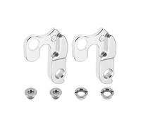 YINETTECH Set di 2 ganci per deragliatore posteriore, compatibili con Scott, compatibili con Aspect e Atacama, colore argento