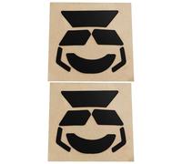 YINETTECH Set di 2 tappetini per mouse Bluetooth compatibili con Logitech MX518 V1 MX500 MX510 MX700 MX900, nero