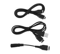 YINETTECH Set di 3 cavi GBA SP compatibili con Nintendo Game Boy Advance SP, include cavo di ricarica USB e cavo di collegamento per 2 giocatori e adattatore per cuffie cavo jack da 3,5 mm