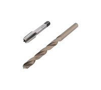 YINETTECH Set di punte per trapano 1/8-27 NPT, 8,3 mm, in acciaio HSS ad alta velocità, per metallo, plastica, legno, 1/8", fori NPT