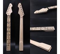 Yinfente collo di chitarra 22fret 25.5 pollici vite intarsio acero chitarra collo firebird testa di legame bullone sulla chitarra FAI DA TE