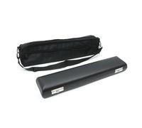 yinfente Custodia rigida per flauto a 17 fori con custodia rigida in pelle PU e borsa esterna Oxford tracolla regolabile borsa per flauto portatile per musicisti