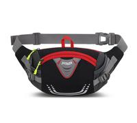 YING LANG Marsupio da escursionismo in nylon impermeabile, sportivo, nero