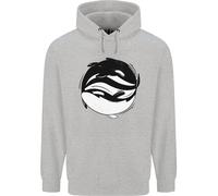 Ying Yan Orca Killer Whale Bambini Felpa con Cappuccio