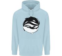 Ying Yan Orca Killer Whale Bambini Felpa con Cappuccio
