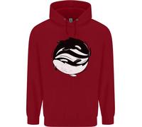 Ying Yan Orca Killer Whale Bambini Felpa con Cappuccio