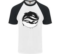 Ying Yan Orca Killer Whale Uomo S/S Baseball T-Shirt