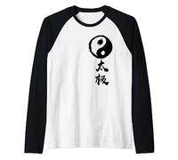 Ying Yang Tai Chi Chuan Graphic Maglia con Maniche Raglan