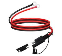 YINGAYOU Prolunga Connettore SAE a O Ring 10AWG 30A Cavi SAE Batteria Moto a O Ring, per Motociclette, Pannelli Solari, Automobili, Barche (10AWG, 0.6 m)