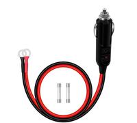 YINGAYOU Prolunga Presa Accendisigari con O Ring 6mm Accendisigari Maschio a O Ring 14AWG 20A 12V 24V con LED per Auto, Moto, Barche (1 m)
