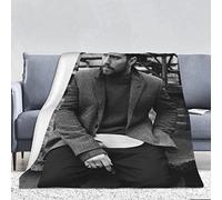 YINGD Aaron Attore Taylor-Johnson Addensare Grande Coperta Coperta in pile di flanella ultra morbida Coperta calda ponderata per divano letto matrimoniale per adulti 200 x 150 cm