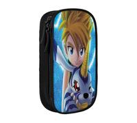 YINGD AC DC Heavy Metal Band Music Pencil Case per Ragazza Ragazzo Grande Storage Rock and Roll Pen Bag Box Scuola, Multicolore, Stile europeo e americano, retrò, moderno