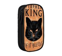 YINGD Astuccio multiuso da collezione Stephen King, astuccio carino per giocare e penne, per casa e ufficio, Multicolore, Stile europeo e americano, retrò, moderno