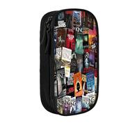 YINGD Astuccio multiuso da collezione Stephen King, astuccio carino per giocare e penne, per casa e ufficio, Multicolore, Stile europeo e americano, retrò, moderno