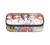 YINGD Astuccio The Quintessential Quintuplets Anime Cancelleria Bag Portapenne Grande Capacità Uso Studente Carino Semplice Sacchetto Cosmetico Unisex dd114b, Nero , 21x10.5x5cm, Organizer per borse