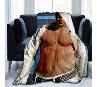 YINGD Brad Pitt Coperta in pile calda morbida e confortevole per divano letto, ufficio, ginocchiera, coperta da campeggio