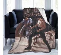 YINGD Bruce Lee - Coperta in pile di flanella per tutte le stagioni, super morbida, per letto o divano