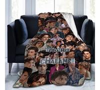 YINGD Coperte morbide Timothee Chalamet Flanella Coperta Ultra Morbida Confortevole Coperta Anti Statico Lavabile per Letto Divano 150x125cm