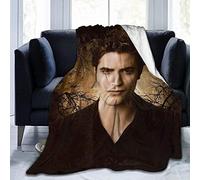 YINGD Edward Cullen Twilight Coperta RobertPattinson Ultra Soft MicroFleece Coperta leggera e accogliente Coperta per bambini Adulti Decorazione regalo