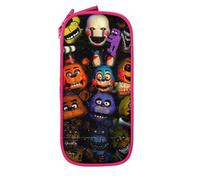 YINGD Five Nights at Freddy's - Astuccio grande per matite, con cerniera, astuccio per matite, Multicolore, Stile europeo e americano, retrò, moderno