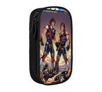 YINGD G.I. Joe - Astuccio con temperamatite integrato, motivo: un vero eroe americano, per matite, gomme, righelli (uso scolastico), Multicolore, Stile europeo e americano, retrò, moderno