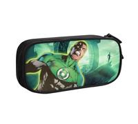 YINGD Green Lantern The Animated Series - Astuccio con etichetta per nome, targhetta identificativa personalizzata per bambini, camper, viaggiatori, Multicolore, Stile europeo e americano, retrò