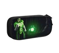 YINGD Green Lantern The Animated Series - Astuccio multifunzione, 2 scomparti con cerniera e 8 scomparti (ideale per l'uso quotidiano), Multicolore, Stile europeo e americano, retrò, moderno