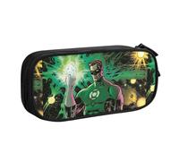 YINGD Green Lantern The Animated Series Astuccio per kit da cucito, organizer compatto con tasche in rete per aghi, filo, forbici, Multicolore, Stile europeo e americano, retrò, moderno