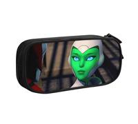 YINGD Green Lantern The Animated Series - Astuccio per pennelli da trucco, in tessuto Oxford con interno imbottito per proteggere gli strumenti delicati, Multicolore, Stile europeo e americano, retrò