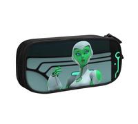 YINGD Green Lantern The Animated Series - Astuccio sottile con cerniera, design minimalista per zaini, valigette, borse (personalizzabile), Multicolore, Stile europeo e americano, retrò, moderno