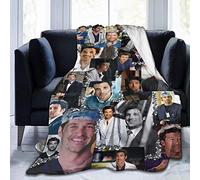 YINGD Greys-Anatomy Derek Shepherd - Coperta in micropile ultra morbida, per tutte le stagioni, per letto, divano, 125 cm x 100 cm