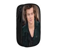 YINGD Harry Styles - Astuccio per gli amanti dei libri, in tessuto Oxford, con slot per segnalibro e portapenne, pronto da regalare, Multicolore, Stile europeo e americano, retrò, moderno