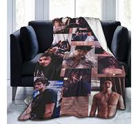 YINGD Jacob Actor Elordi, coperta in pile di flanella ultra morbida, leggera, calda aria condizionata, per divano, letto, 127 x 101,6 cm