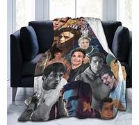 YINGD Jacob Actor Elordi, coperta in pile di flanella ultra morbida, leggera, calda aria condizionata, per divano, letto, 127 x 101,6 cm