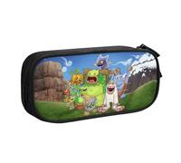 YINGD My Singing Monsters - Astuccio multiuso, grande capacità, resistente, per penne, cancelleria, Multicolore, Stile europeo e americano, retrò, moderno