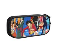 YINGD One Piece - Astuccio grande capienza con doppia cerniera, Multicolore, Stile europeo e americano, retrò, moderno