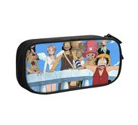 YINGD One Piece - Astuccio grande capienza con doppia cerniera, Multicolore, Stile europeo e americano, retrò, moderno