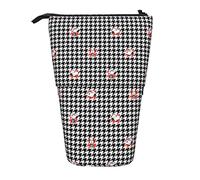 YINGD Snoopy, astuccio espandibile con arachidi, organizer retrattile, carino, di grande capacità, per ragazzi e ragazze, leggero, per scuola e ufficio xz44, Nero , 21x10.5x5cm, Organizer per borse