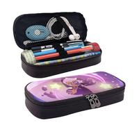 YINGD The Owl House Collector - Astuccio in pelle marrone per penne e matite, per bambini, adolescenti, adulti, scuola, ufficio, Multicolore, Stile europeo e americano, retrò, moderno