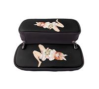 YINGD The Quintessential Quintuplets Nakano Yotsuba - Astuccio grande capiente per cosmetici, per ragazzi e ragazze, per studenti universitari, Nero , 21x10.5x5cm, Organizer per borse