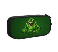 YINGD The Real Ghostbusters, astuccio con stampa geometrica alla moda, scomparti a doppio strato con cerniera per studenti e professionisti