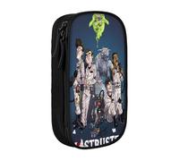 YINGD The Real Ghostbusters - Astuccio per artisti e scrittori, 5 scomparti per penne + 3 tasche in rete, tessuto Oxford facile da pulire